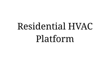 residential HVAC platform